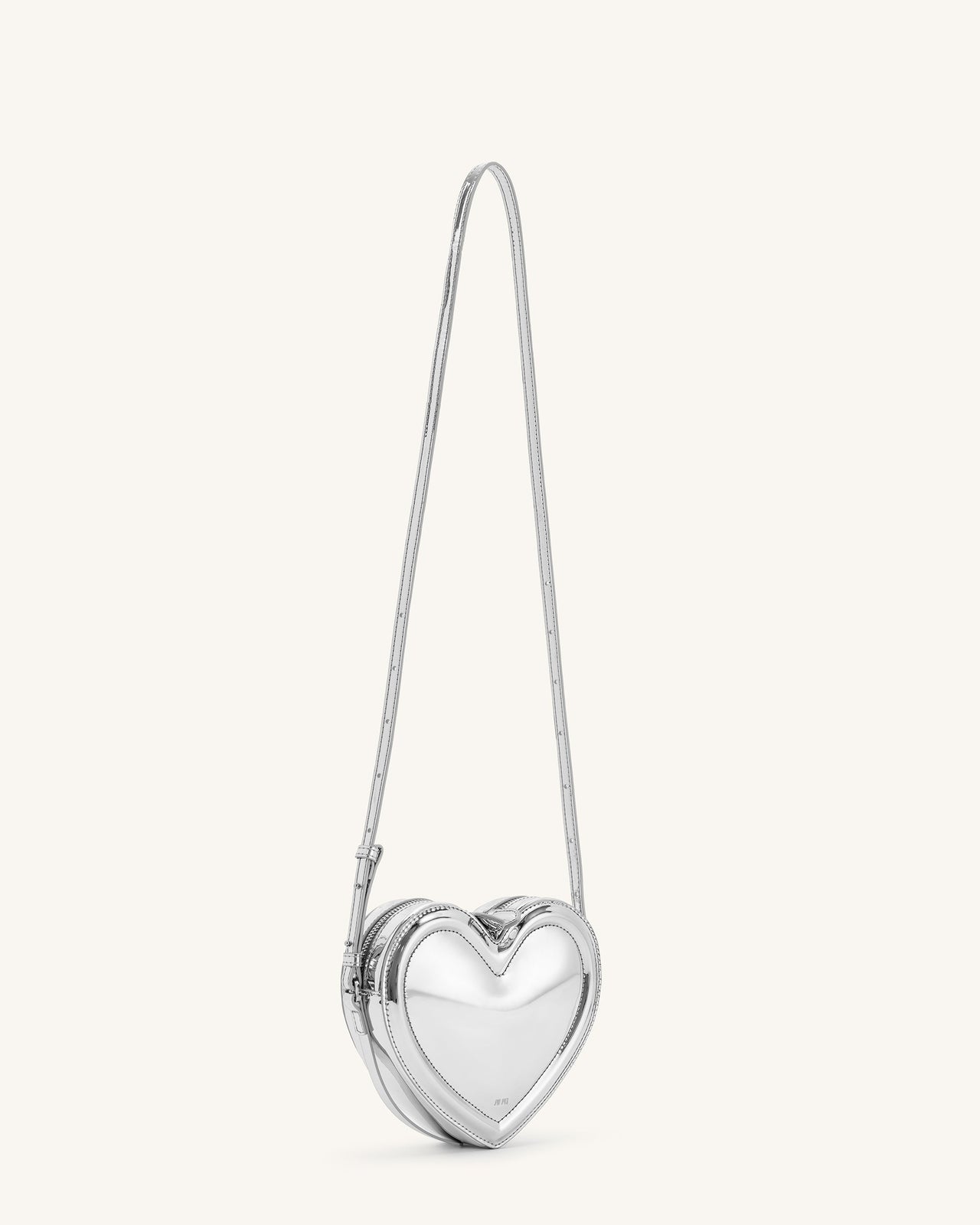 Arlene Herzförmige Tasche - Silber