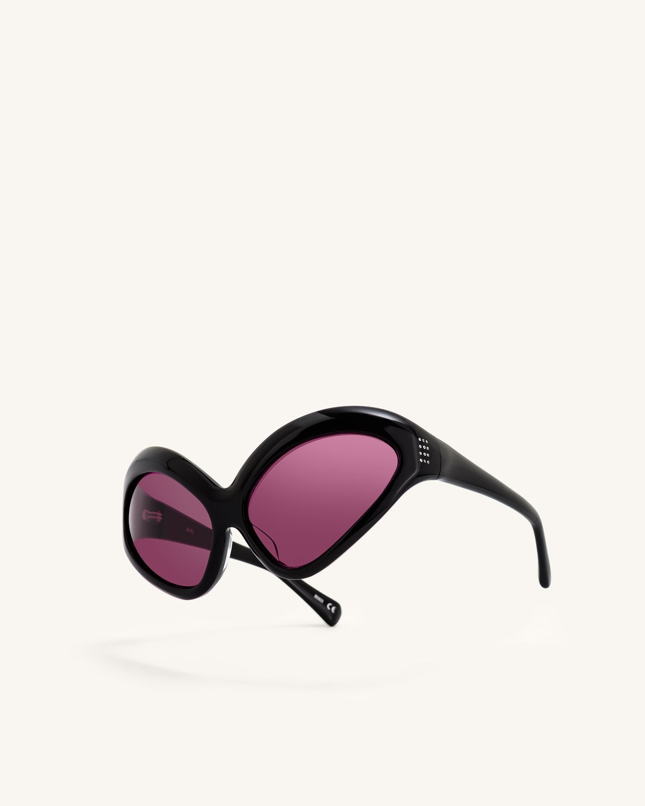 Quorra Cat-Eye Sonnenbrille - Schwarz