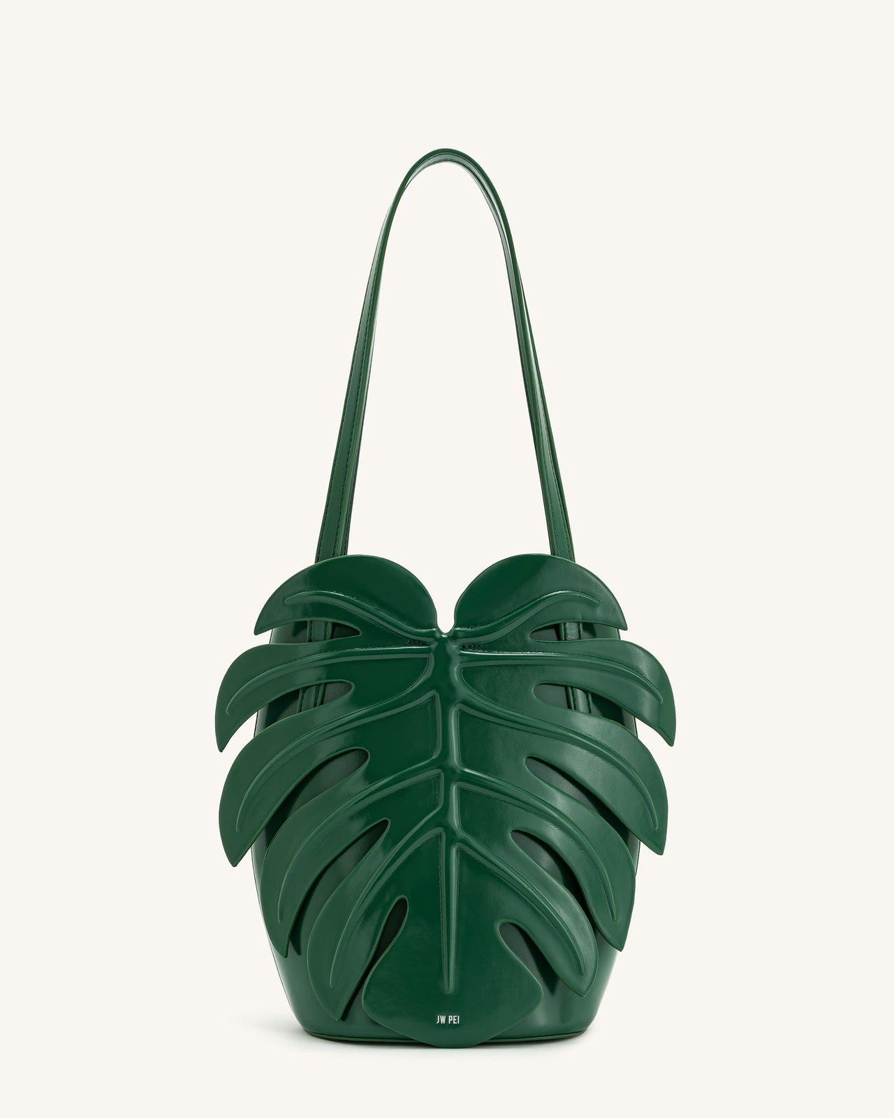 Cecelia Blattform Schultertasche - Grün