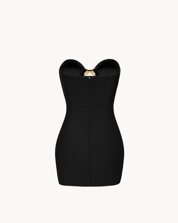 Samantha Cutout Minikleid - Schwarz