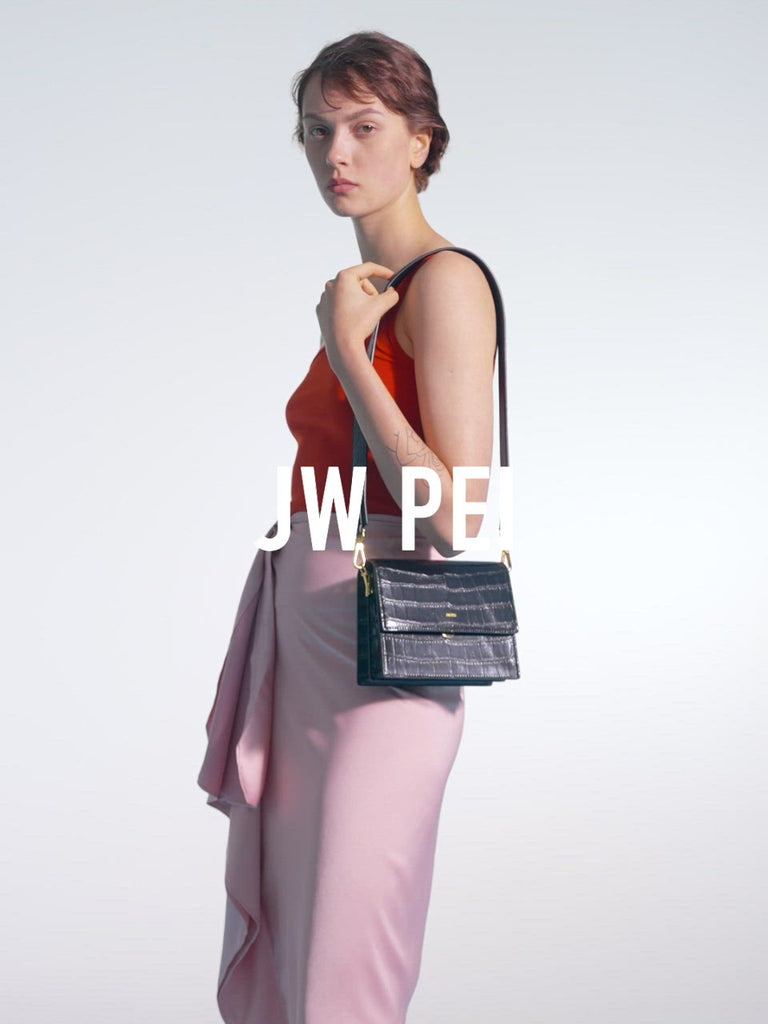 Fashion Mini Flap Bag & Purses - Dark Green Croc Embossed - JW PEI – JW PEI  Italy Official